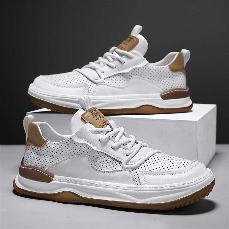 Italian Luxury Genuine Leather Sneakers