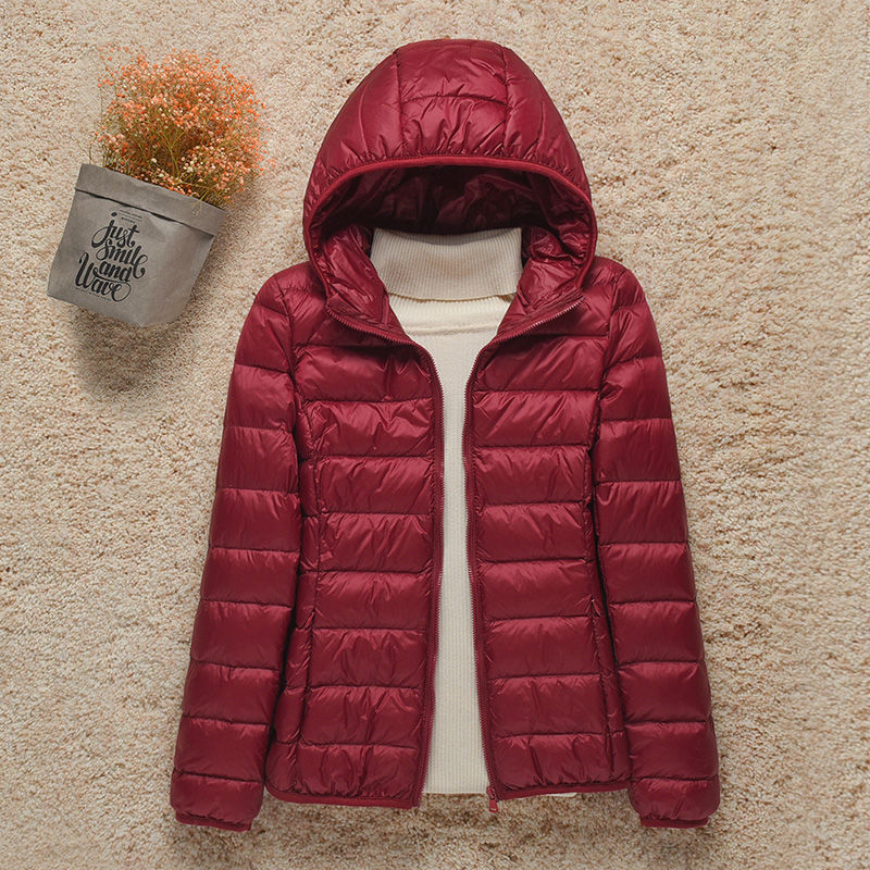 Quilted Hooded Lightweight Padded Jacket