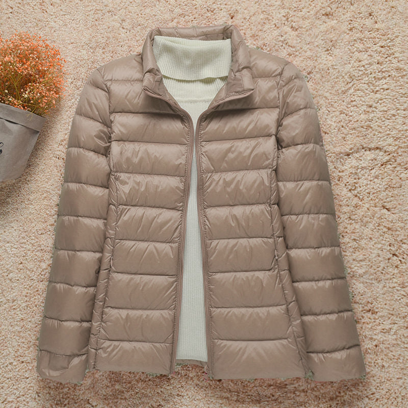 Quilted Hooded Lightweight Padded Jacket