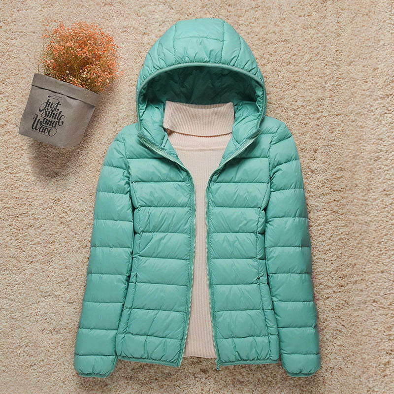 Quilted Hooded Lightweight Padded Jacket
