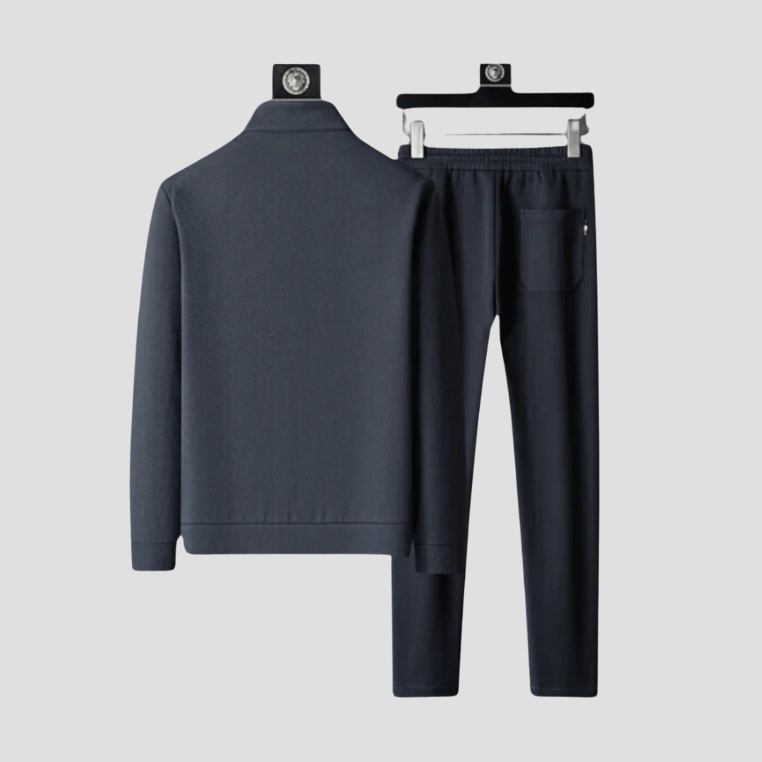 Men's Tracksuit Set Stretch Lycra Slim Fit Casual Wear