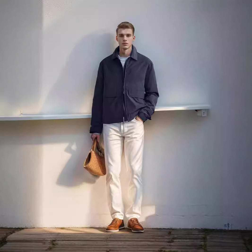 Lightweight Water-Repellent Casual Jacket for Men