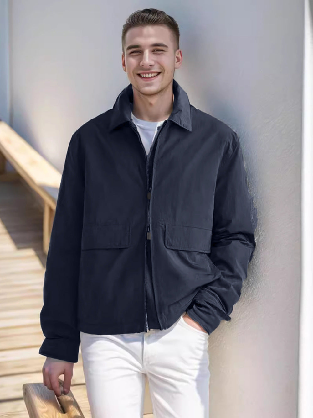 Lightweight Water-Repellent Casual Jacket for Men