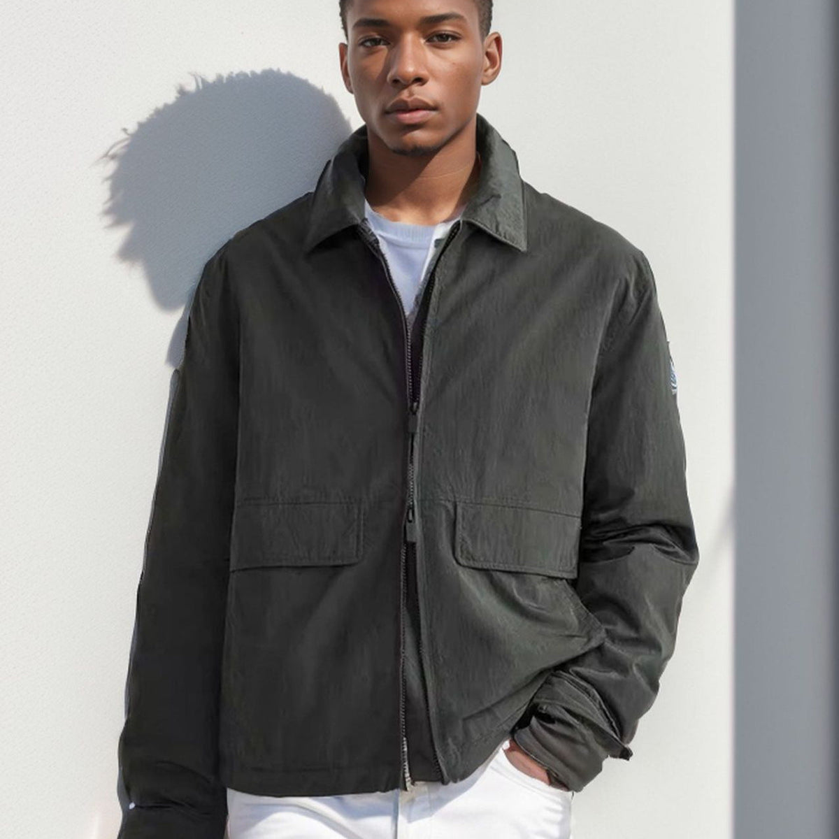 Lightweight Water-Repellent Casual Jacket for Men