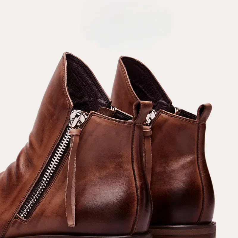 Classic Handcrafted Men's Chelsea Boots - Comfortable Pull-On Design