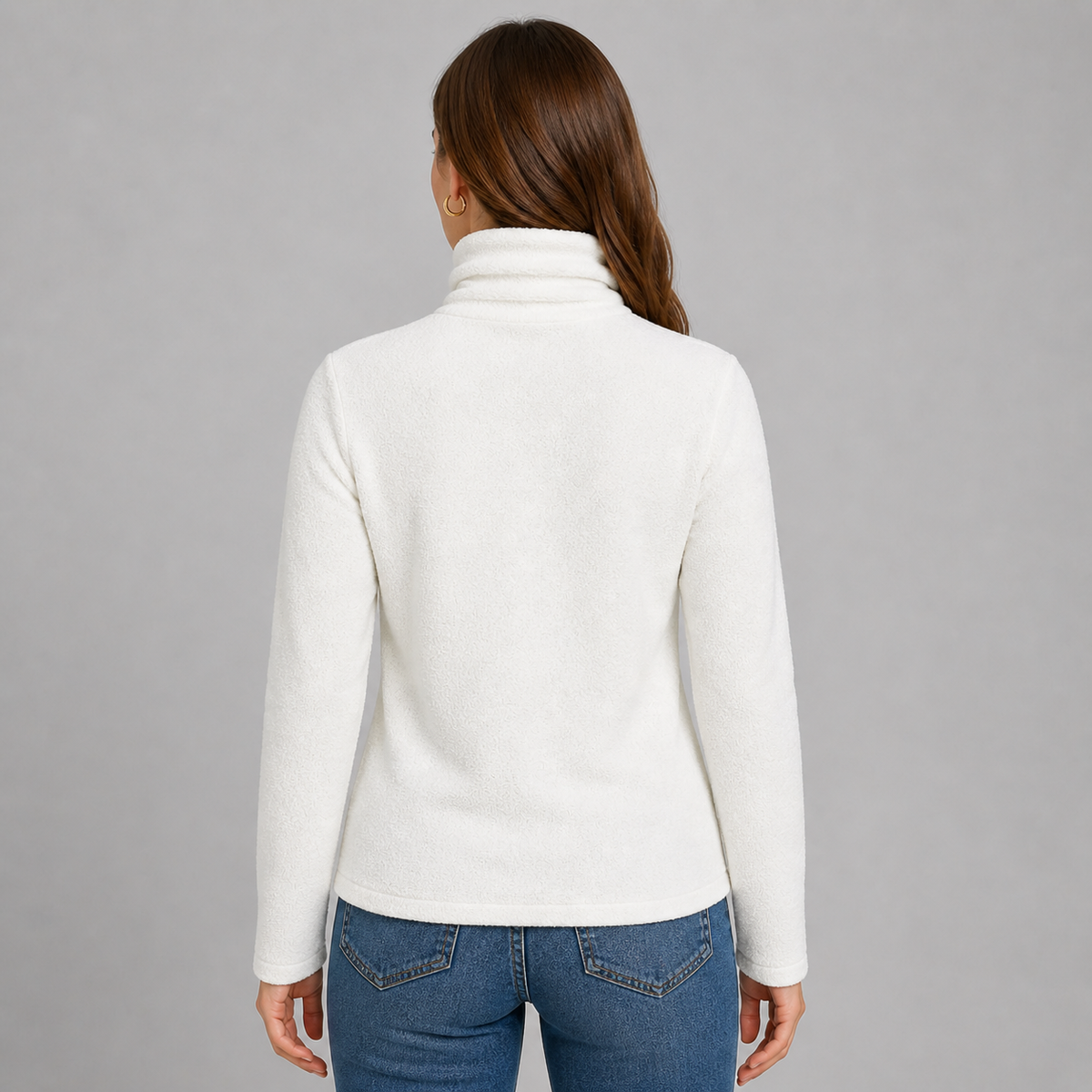 Luxurious Women's Cashmere Blend Turtleneck Sweater