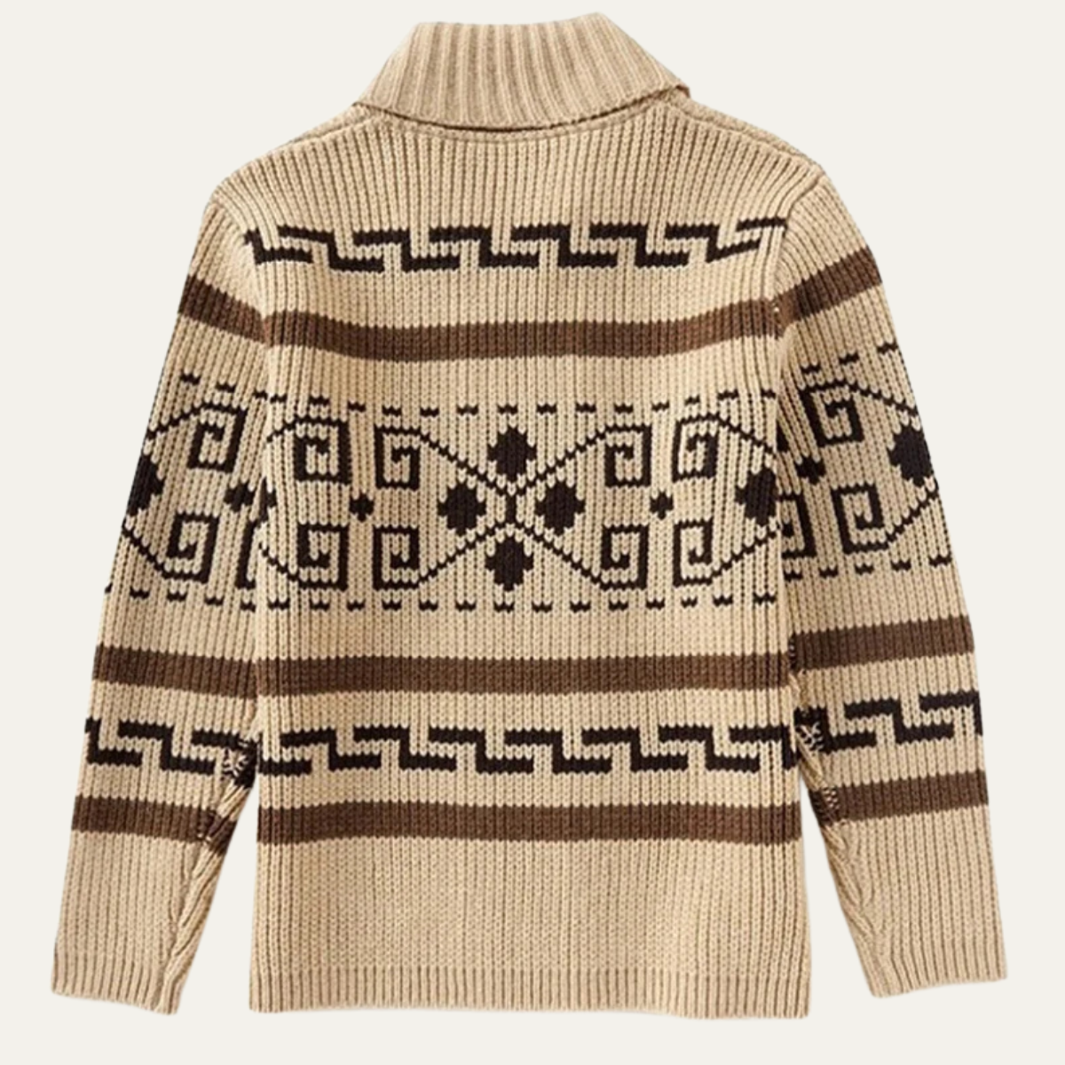 Timeless Men's Shawl Collar Knit Cardigan for Warmth