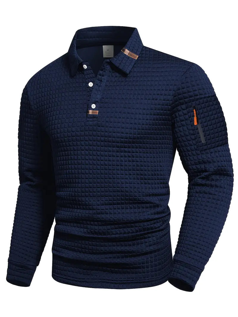 Contemporary Structured Polo Shirt for Men