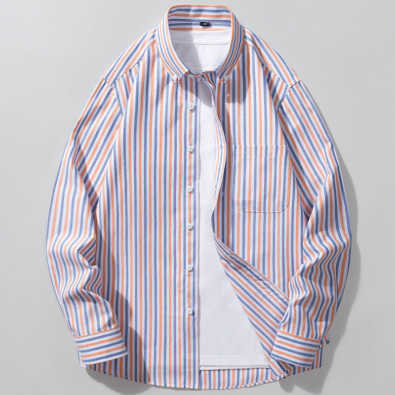 Classic Striped Button-Up