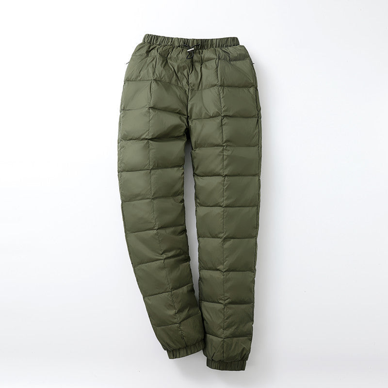 Nord Taschen Men's Quilted Thermal Pants with Elastic Hem