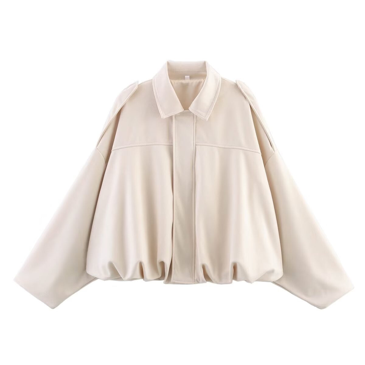 FRESH LABEL | Hailey Oversized Bomber Jacket