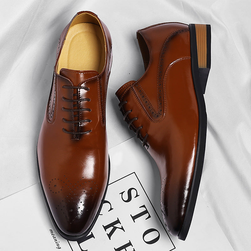 Verona Leather Brogue Dress Shoes