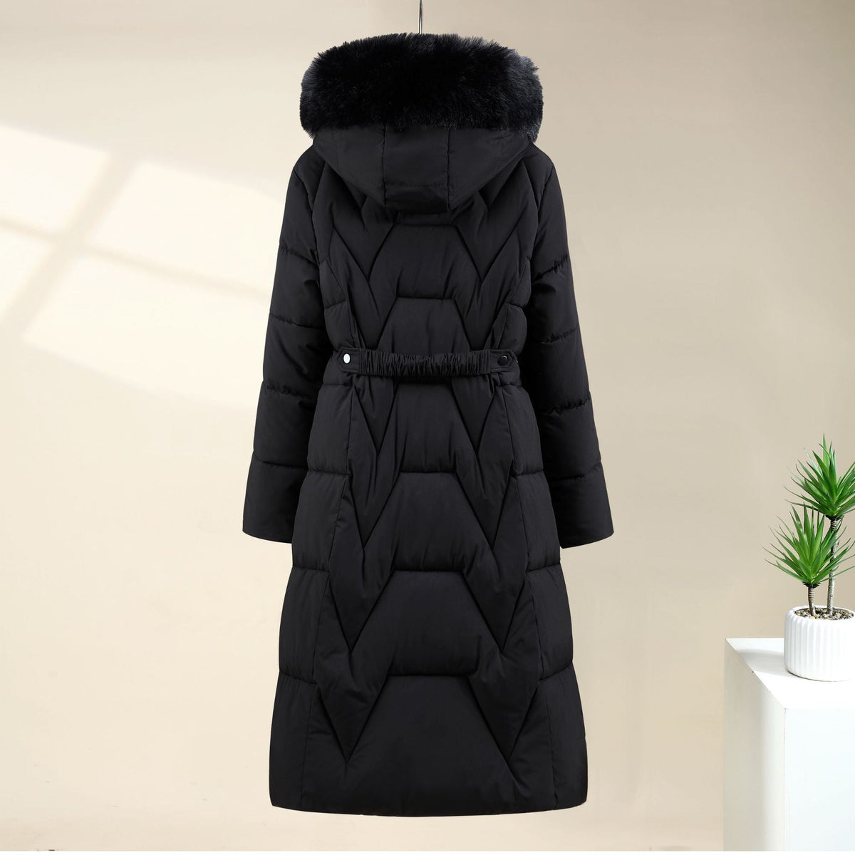 Ladies' Parka with Fur Collar