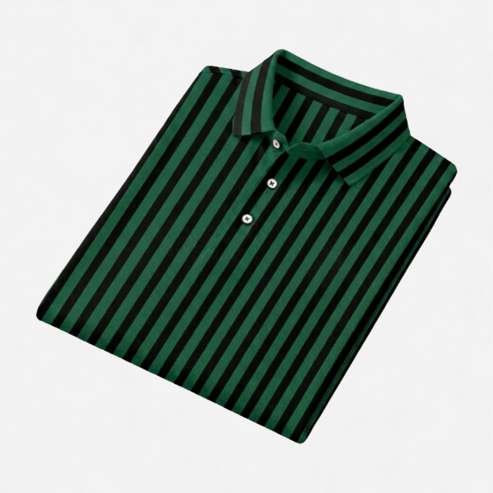 OLDMONEYLOOK | Men’s Heritage Striped Polo Shirt