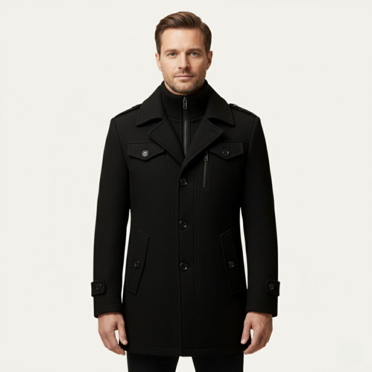 Stylish Men's Winter Coat for Warmth and Elegance
