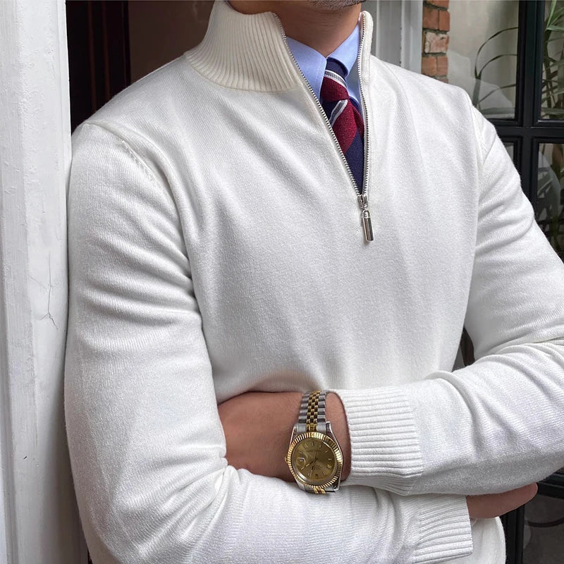 Men's Tailored Fit Quarter-Zip Pullover | Ultimate Comfort
