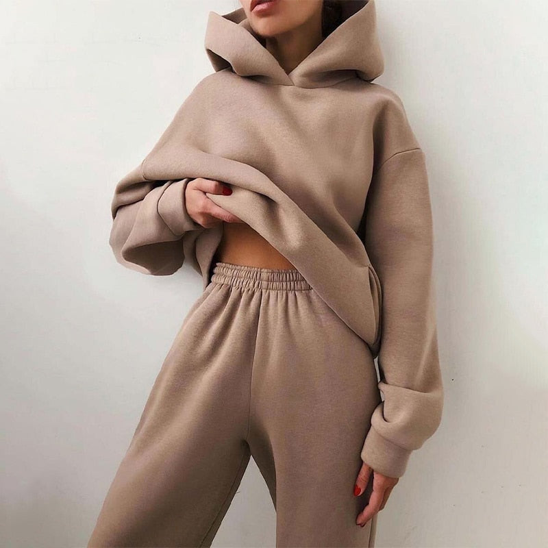 Esther | Women's Cozy Relaxed Fit Hoodie and Jogger Set