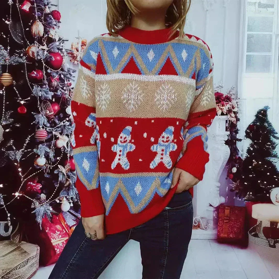 Ladies Oversized Christmas Jumper | Warm, Cheerful and Comfortable