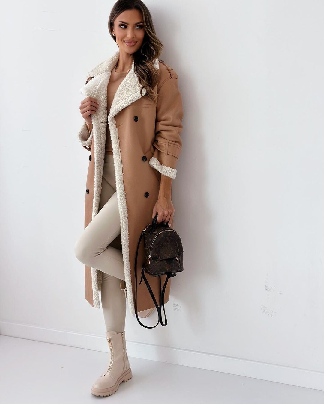 Women's Teddy Coat | Cozy Lining & Wind-Resistant Sleeves