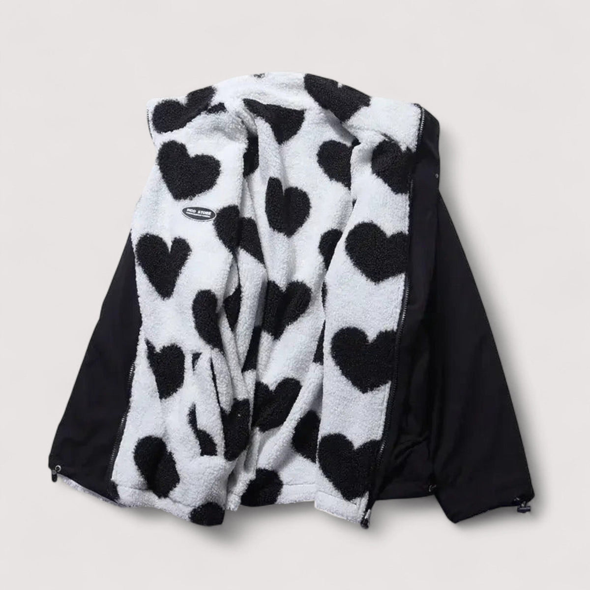 Women's Heart-Shaped Reversible Jacket