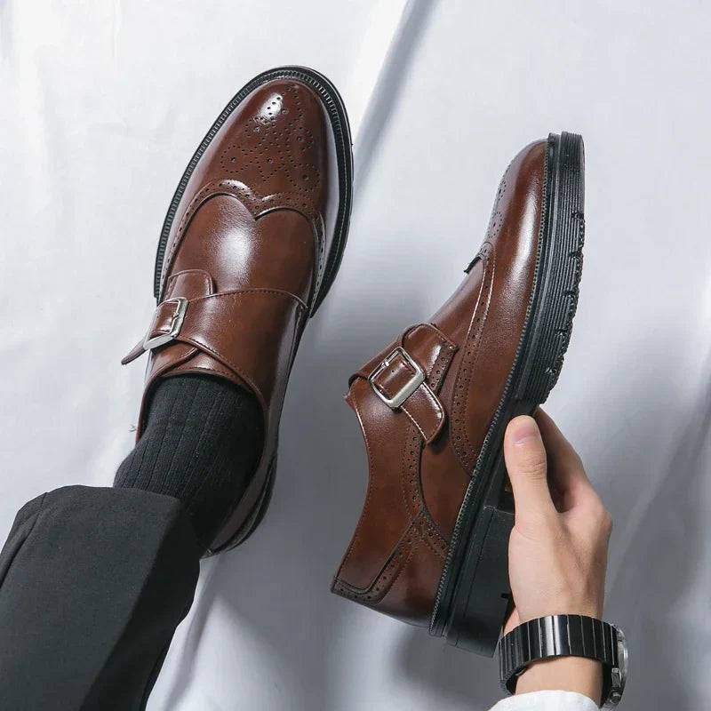 Sarto Buckled Dress Shoes
