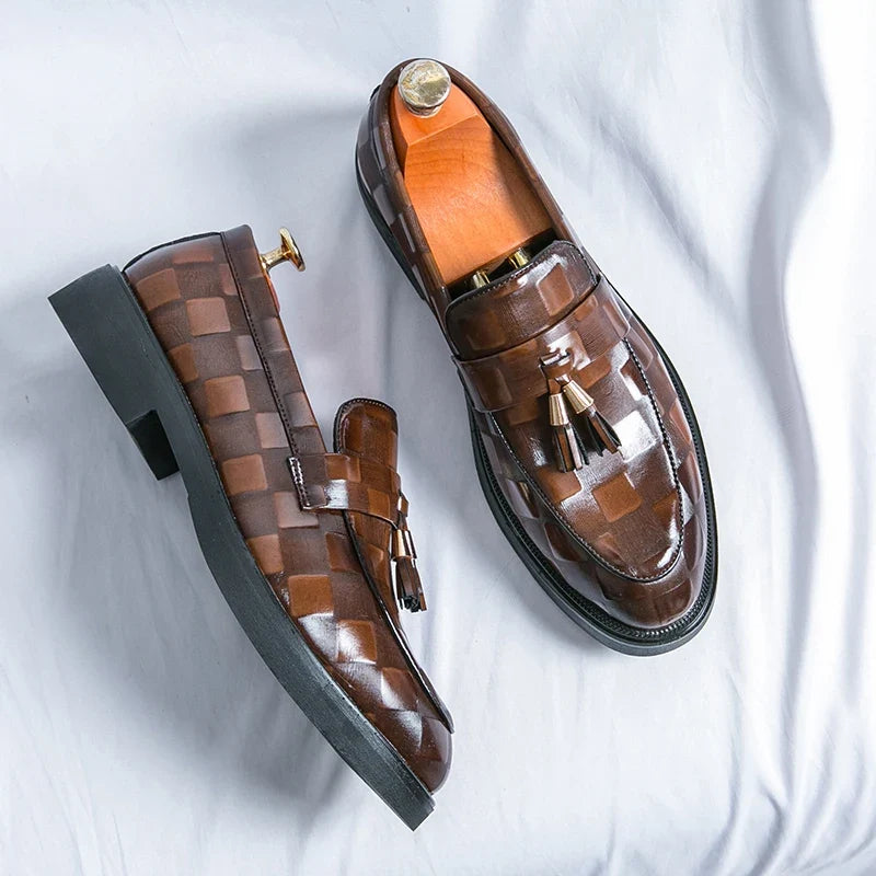 Lorenzo Authentic Leather Slip-On Shoes