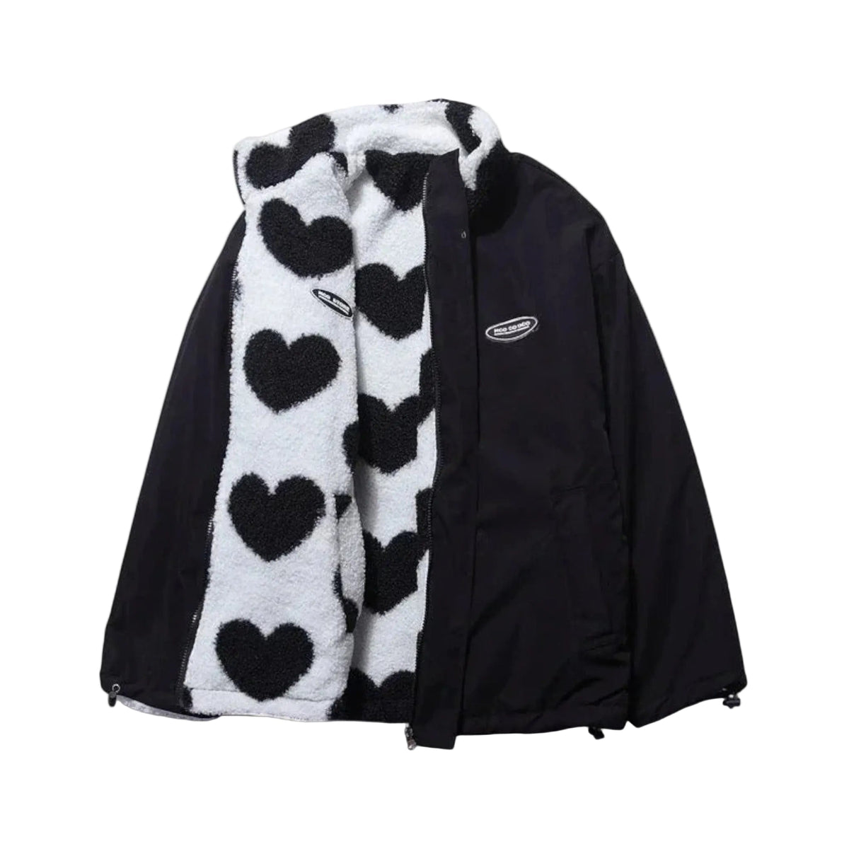 Women's Heart-Shaped Reversible Jacket