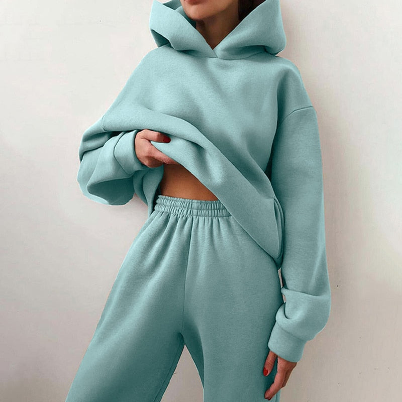 Esther | Women's Cozy Relaxed Fit Hoodie and Jogger Set