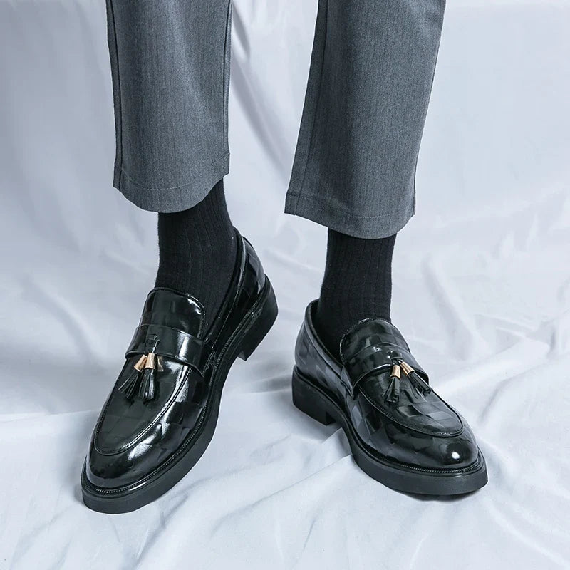 Lorenzo Authentic Leather Slip-On Shoes