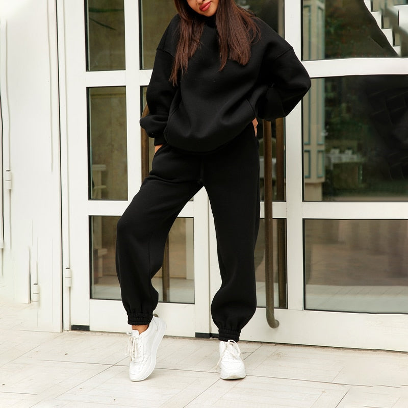 Esther | Women's Cozy Relaxed Fit Hoodie and Jogger Set
