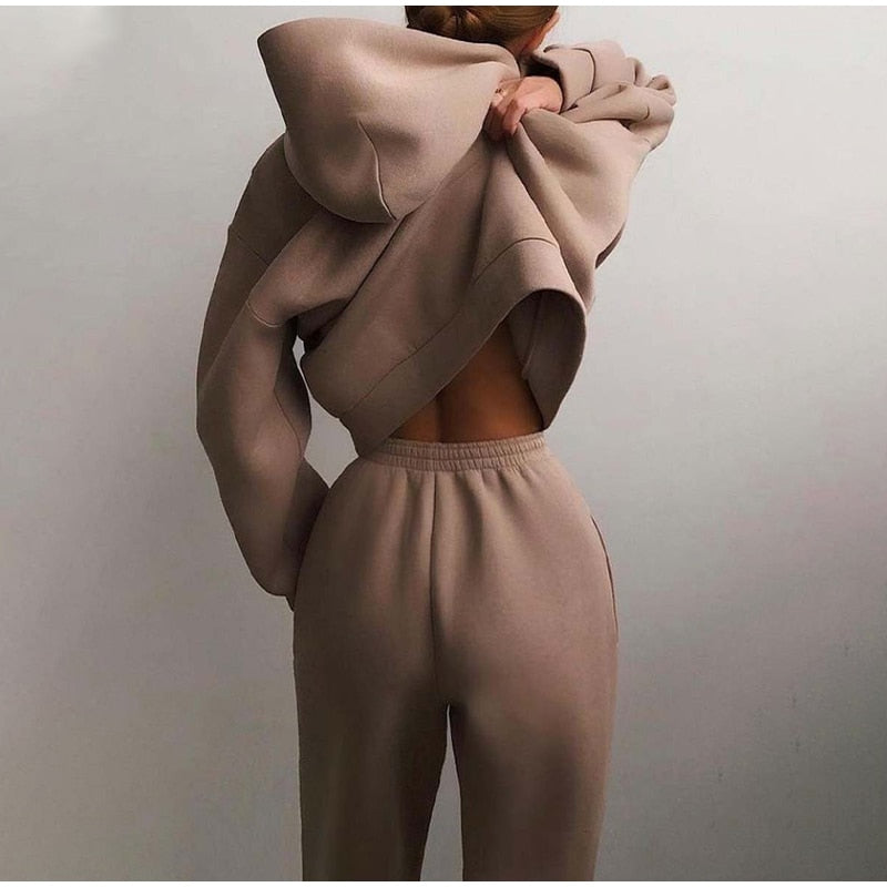 Esther | Women's Cozy Relaxed Fit Hoodie and Jogger Set