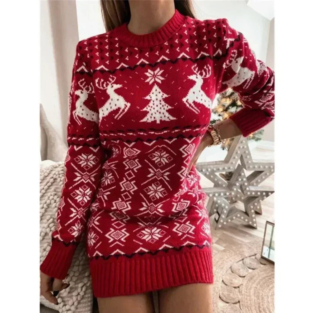Ladies Knitted Christmas Dress | Warm, Festive and Delightfully Comfortable