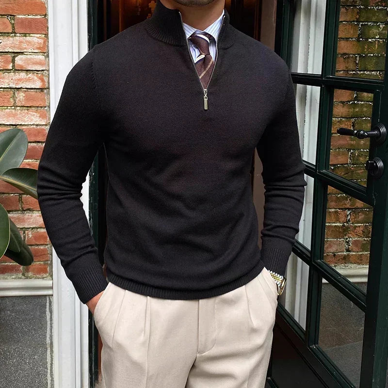 Men's Tailored Fit Quarter-Zip Pullover | Ultimate Comfort