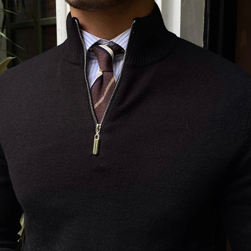 Men's Tailored Fit Quarter-Zip Pullover | Ultimate Comfort