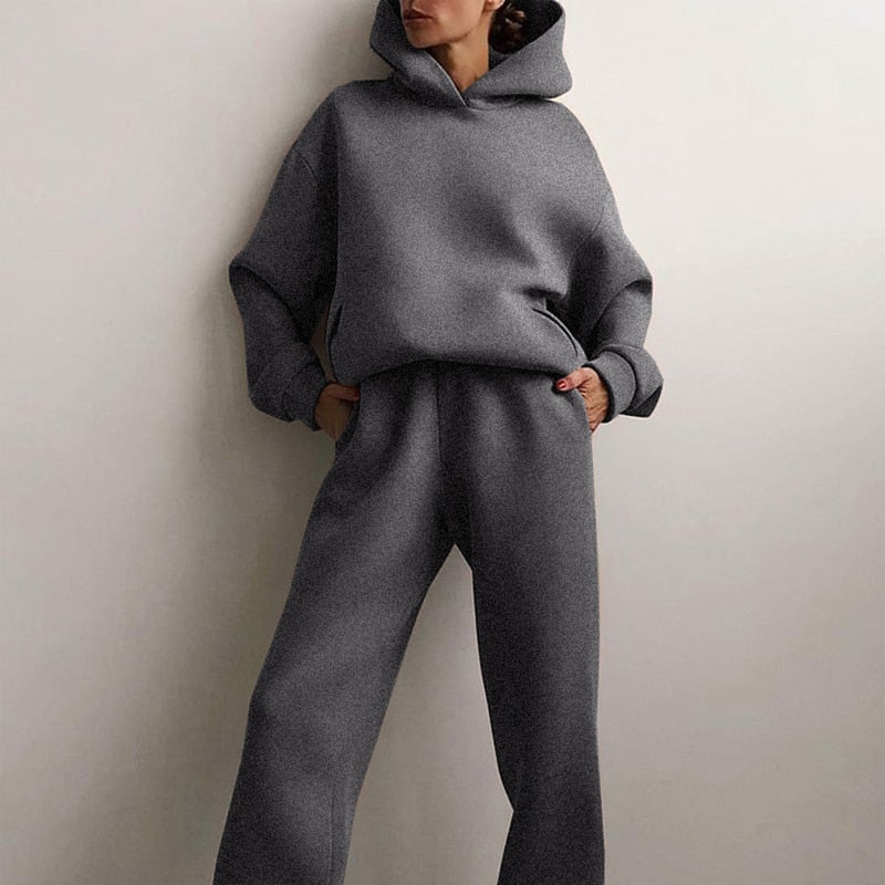 Esther | Women's Cozy Relaxed Fit Hoodie and Jogger Set