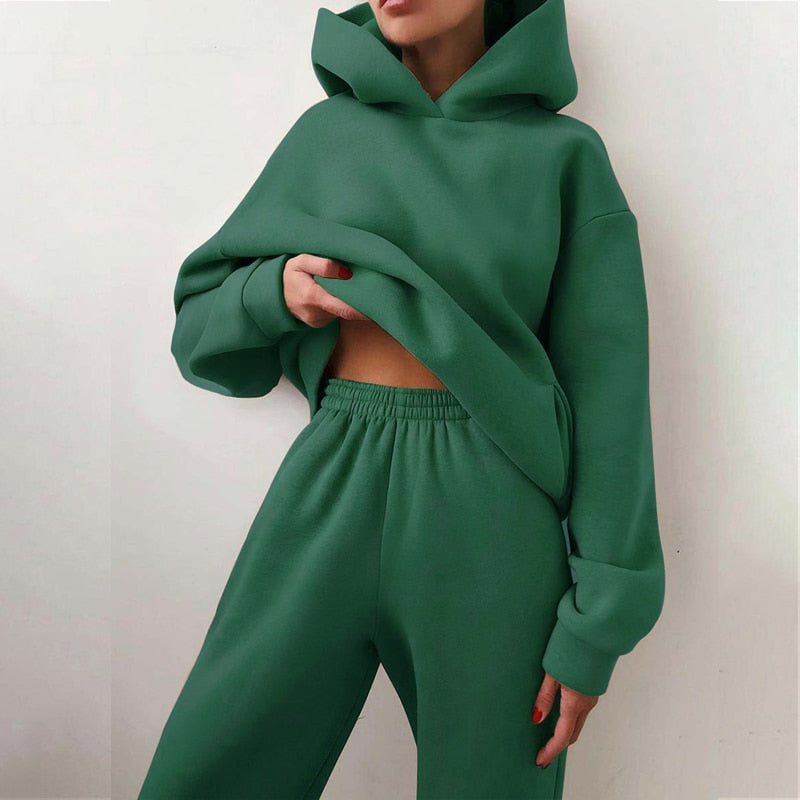 Esther | Women's Cozy Relaxed Fit Hoodie and Jogger Set