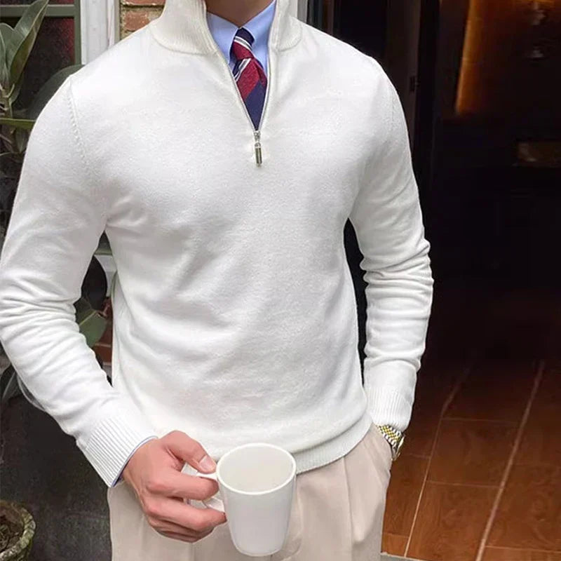 Men's Tailored Fit Quarter-Zip Pullover | Ultimate Comfort