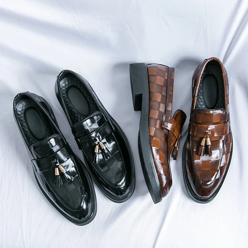 Lorenzo Authentic Leather Slip-On Shoes