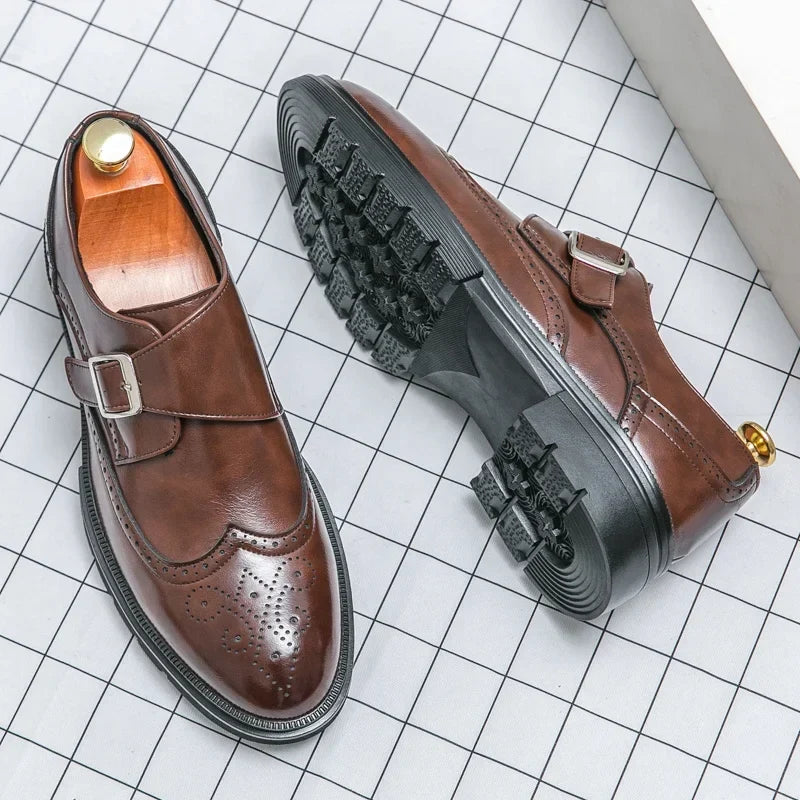 Sarto Buckled Dress Shoes