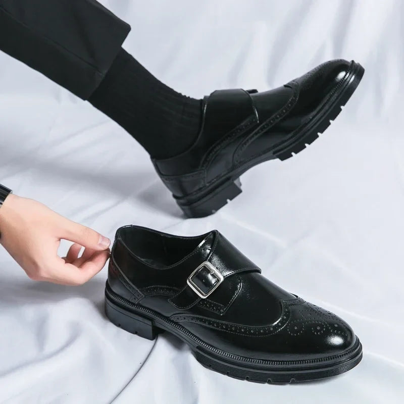 Sarto Buckled Dress Shoes