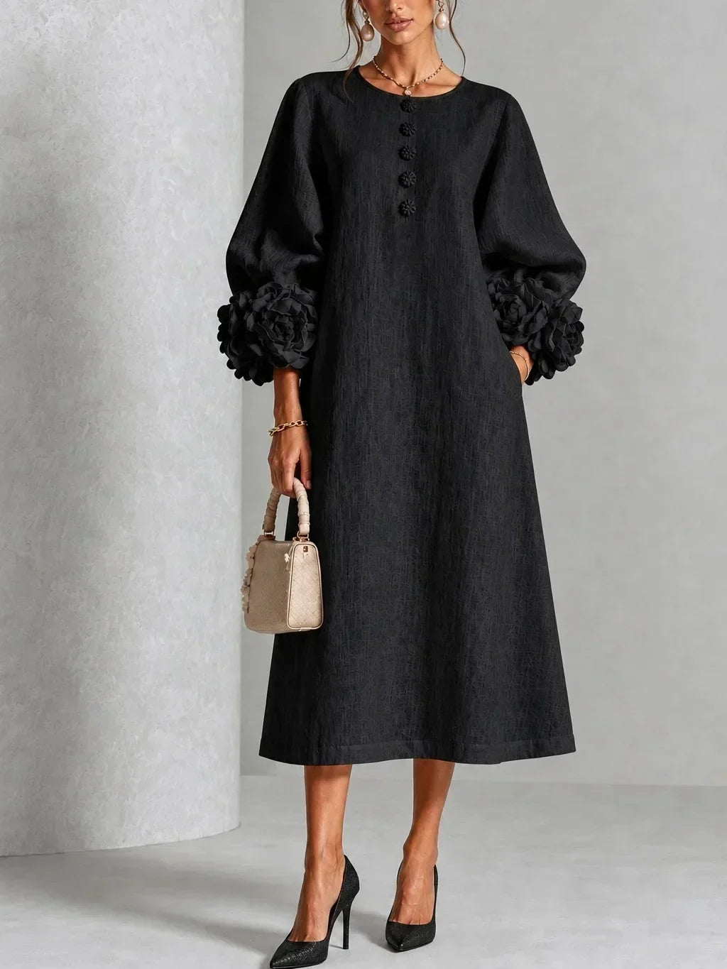 Women's Romantic Mid-Length Dress