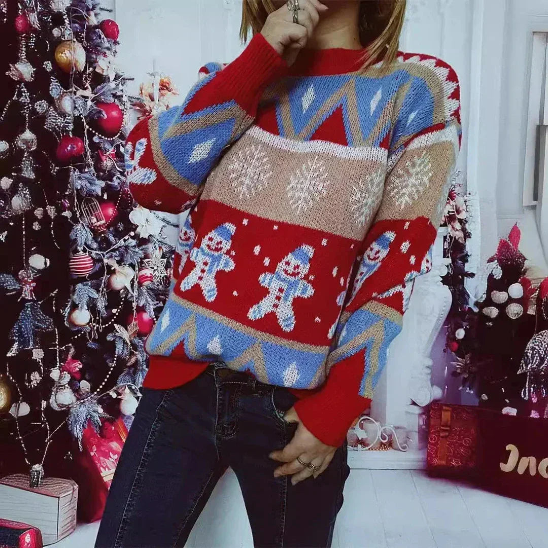 Ladies Oversized Christmas Jumper | Warm, Cheerful and Comfortable