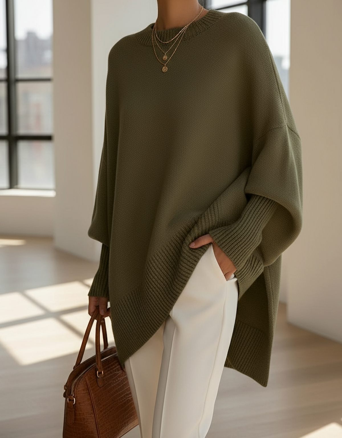 Rania | Chic Oversized Knit Sweater