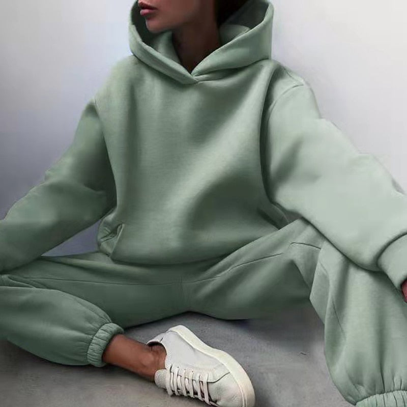 Esther | Women's Cozy Relaxed Fit Hoodie and Jogger Set