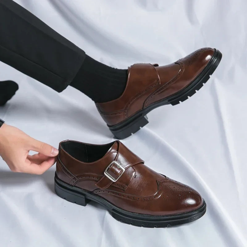 Sarto Buckled Dress Shoes