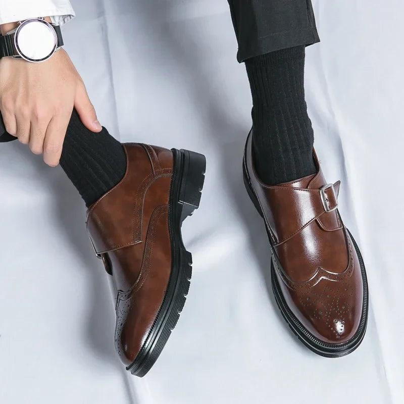 Sarto Buckled Dress Shoes
