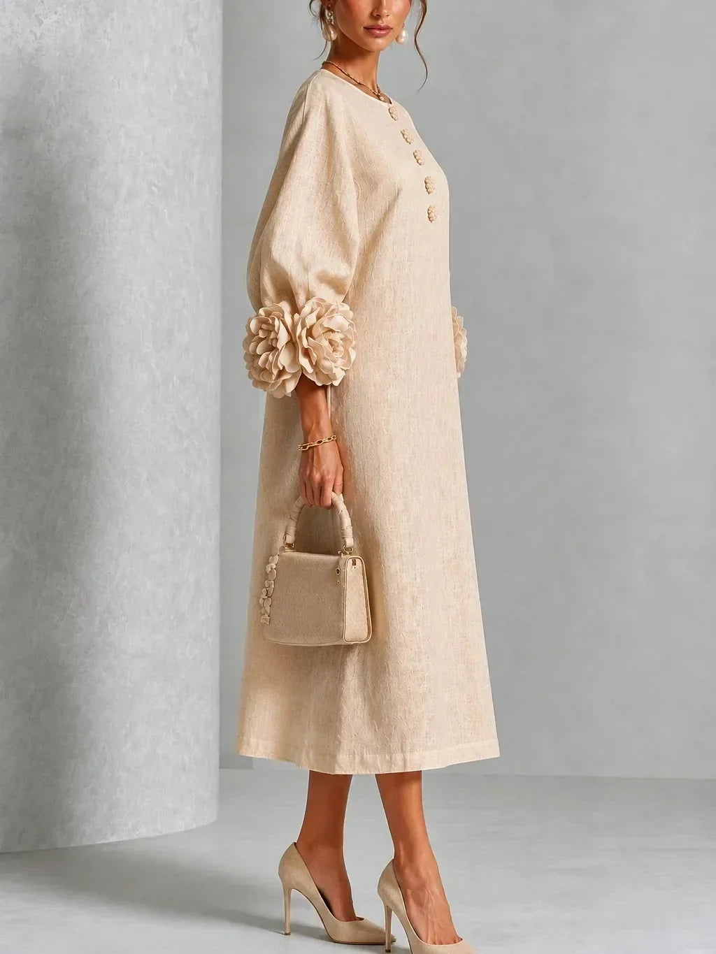 Women's Romantic Mid-Length Dress