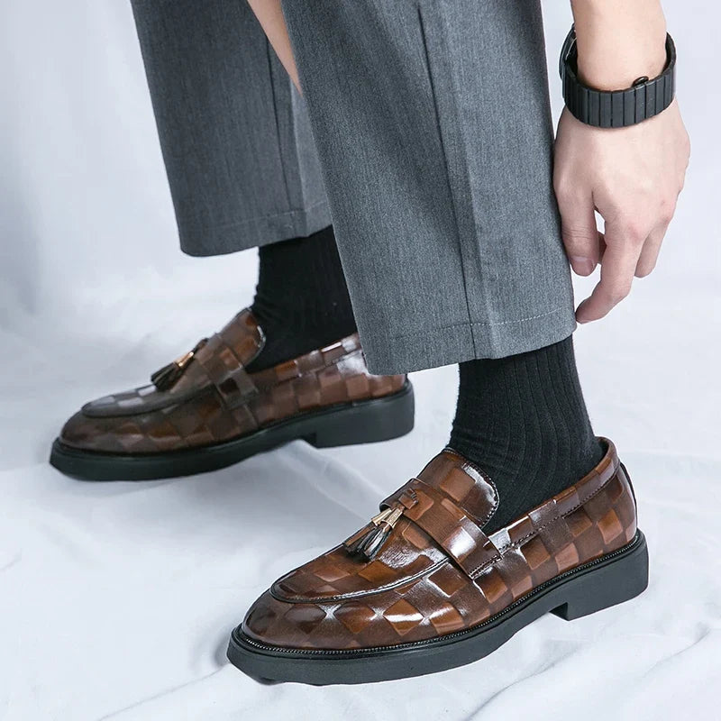 Lorenzo Authentic Leather Slip-On Shoes