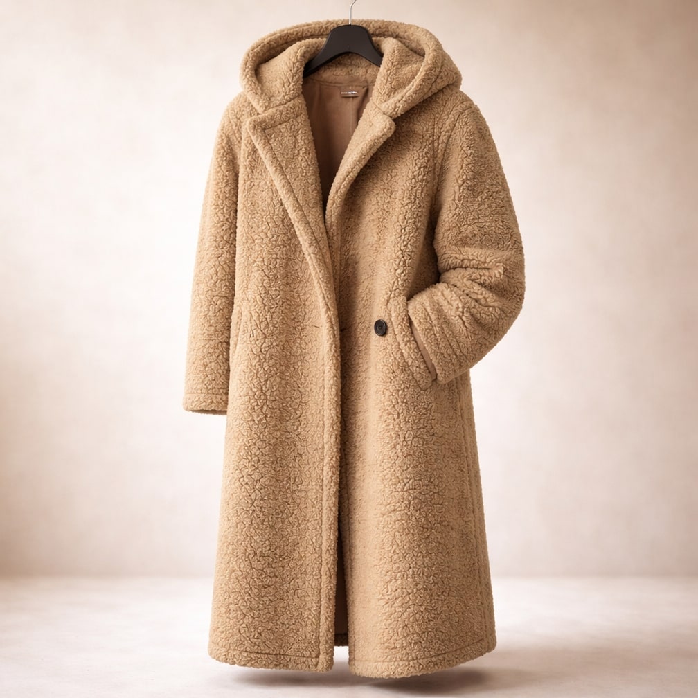 Chic Long Hooded Coat for Women
