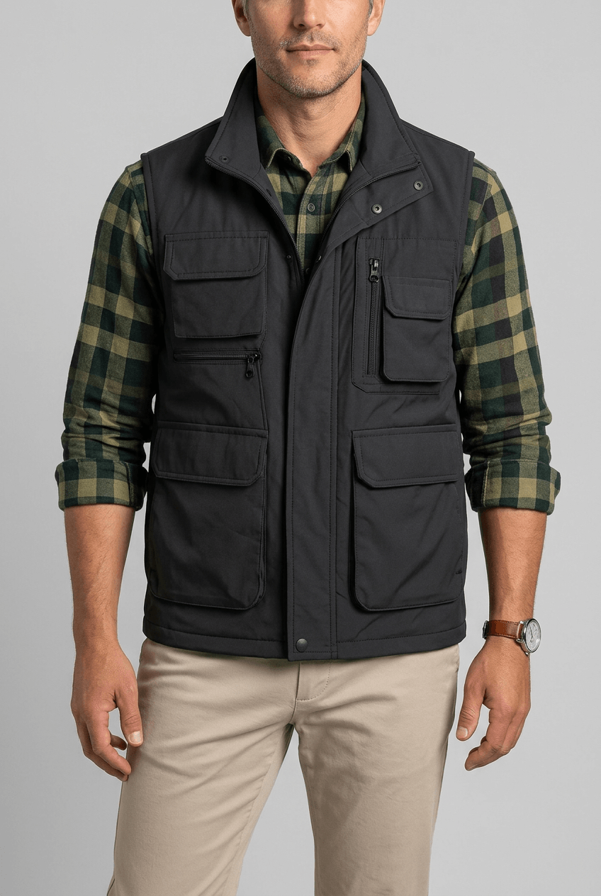 Multi-Functional Men's Utility Vest